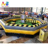 NB-SG020  Outdoor target interactive mechanical inflatable sweeper game inflatable wipeout sport game